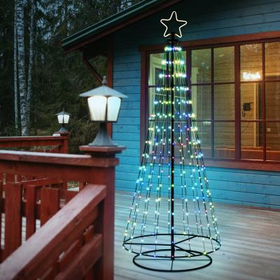 Albero di Natale stilizzato luminoso 304 MaxiLed - RGB