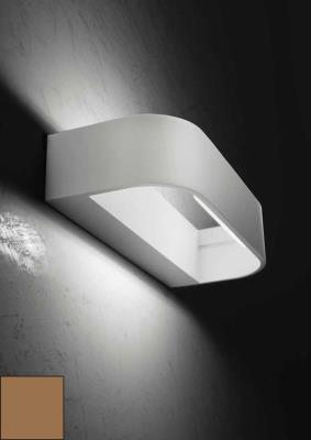 Applique moderna a Led Handles rame opaco