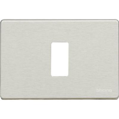 Placca Bticino Magic alluminio oxidal 1 posto