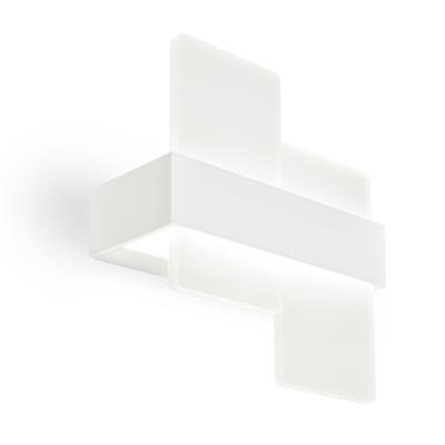 Applique a Led con diffusore a sbalzo bianco - Bunny