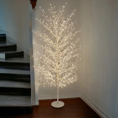 Albero champagne luminoso da esterno 1120 Led con flash - Tiglio