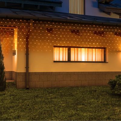 Tenda luminosa per esterno 500 Led con gioco luci - Bianco Caldo