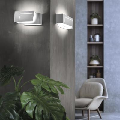 Lampada da parete led Clap nera