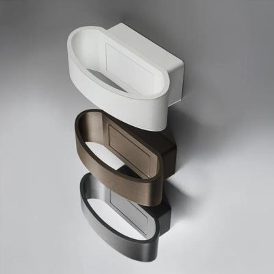 Lampada da parete led Close nera