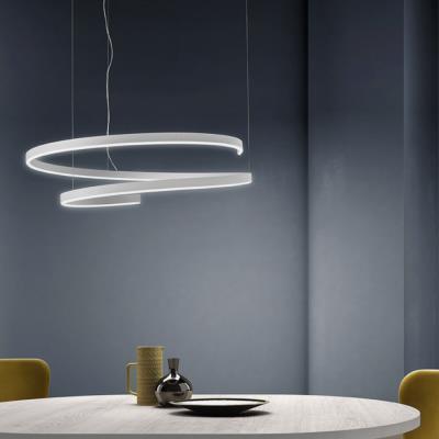 Lampada a sospensione led Elix bianca