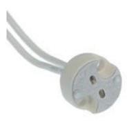 Portalampade per lampadine G4 o G5.3 o GX6.35 in ceramica