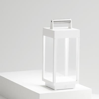 Lampada da Tavolo da Esterno Portatile Bianca