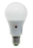 Lampadina a Led goccia con sensore crepuscolare - 9W