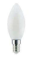 Lampadina a Led E14 a candela bianco latte - 6W