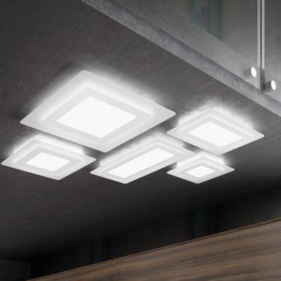 Plafoniera led Oblio nera