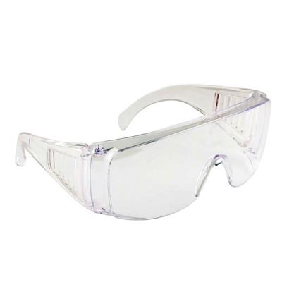 Occhiali di protezione da laboratorio con montatura trasparente