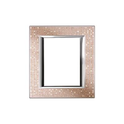 Placca Axolute 3 + 3 moduli Swarovski Elements Light Peach