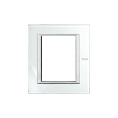 Placca Axolute 3 + 3 moduli White