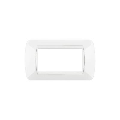 Placca Bticino Living 4 moduli white