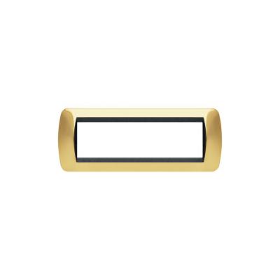 Placca Living 7 moduli oro vero