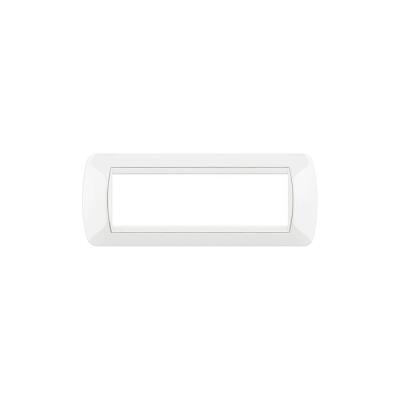 Placca Bticino Living 7 moduli white