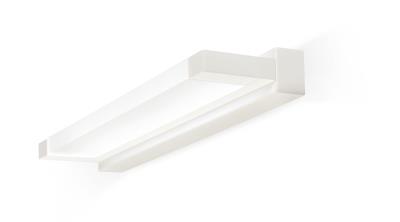 Applique a Led con mono emissione e luce dinamica in metallo bianco - Slot