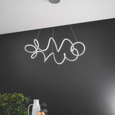 Sospensione contemporanea Lap silver