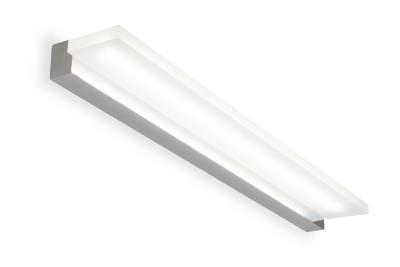 Applique a Led con mono emissione in metallo cromato - Step