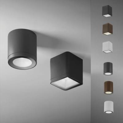 Plafoniera led Tower nera | Rettangolare