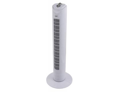 Ventilatore a colonna compatto con timer H 80cm bianco