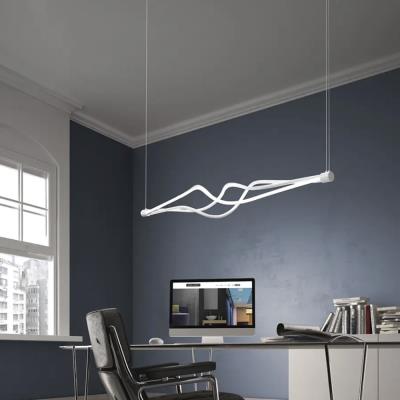 Sospensione in metallo led Vertigo bianca