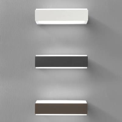 Lampada da parete led View nera