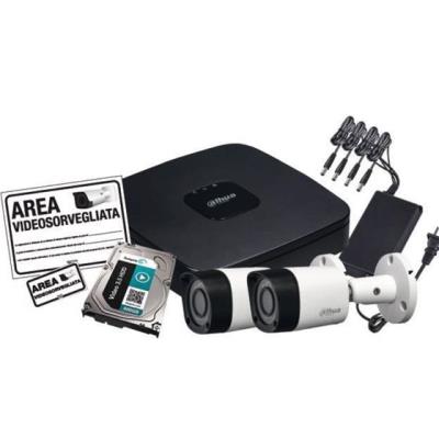 Kit videosorveglianza HD-CVI (2 telecamere + DVR )