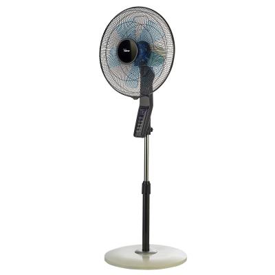 Ventilatore a piantana con telecomando e timer 5 pale Ø 40cm nero