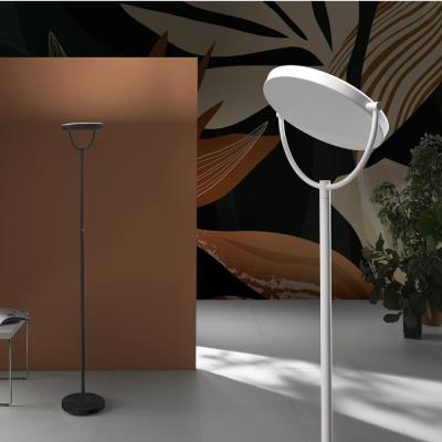 Lampada da terra led Way nera
