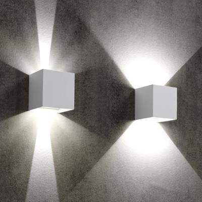 Lampada da parete led Wings nera